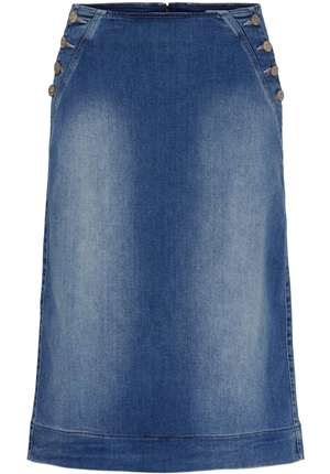 Kjolar - Como Highwaist Skirt – Como Blue Wash